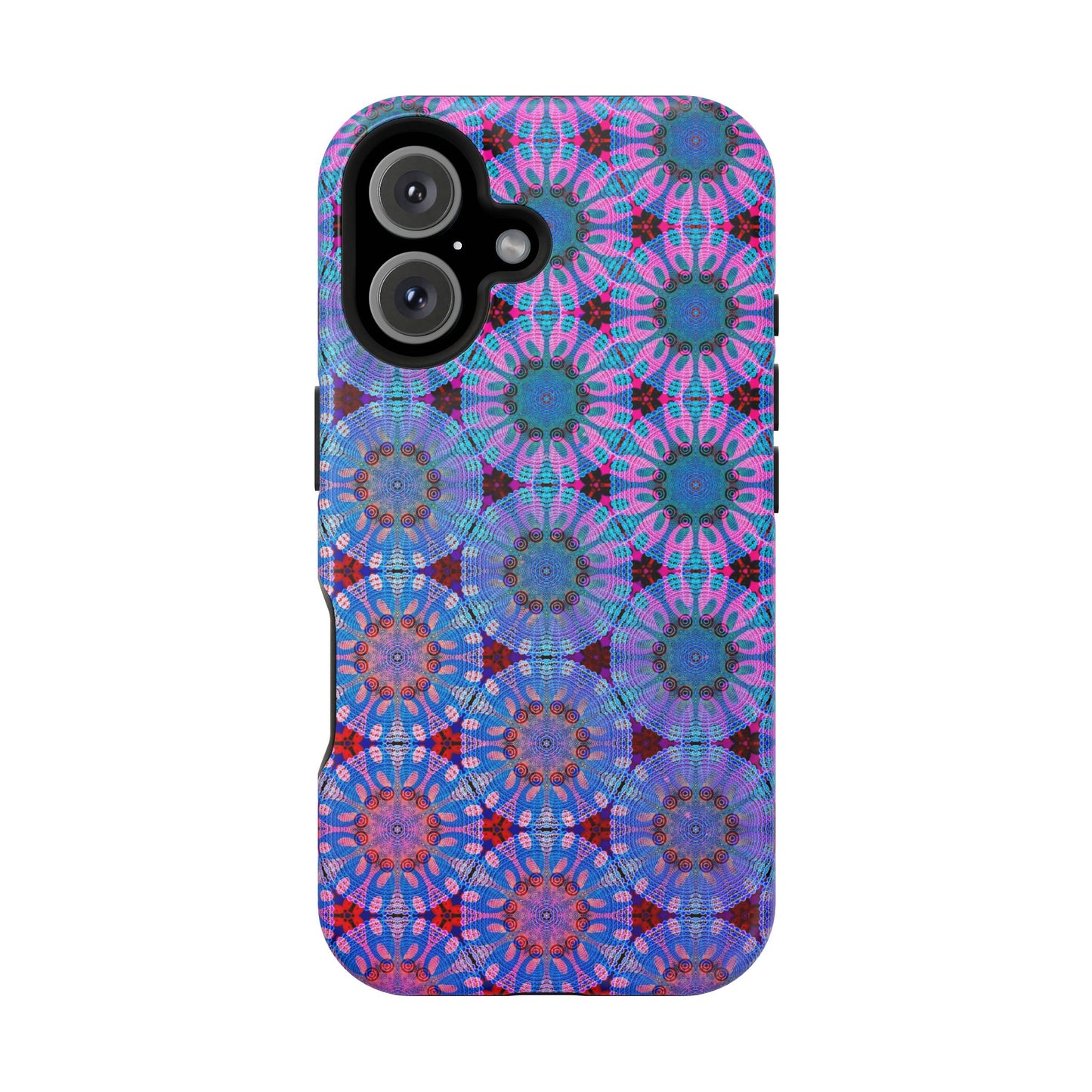 Magnetic iPhone Case - Psychedelic Purple Tapa
