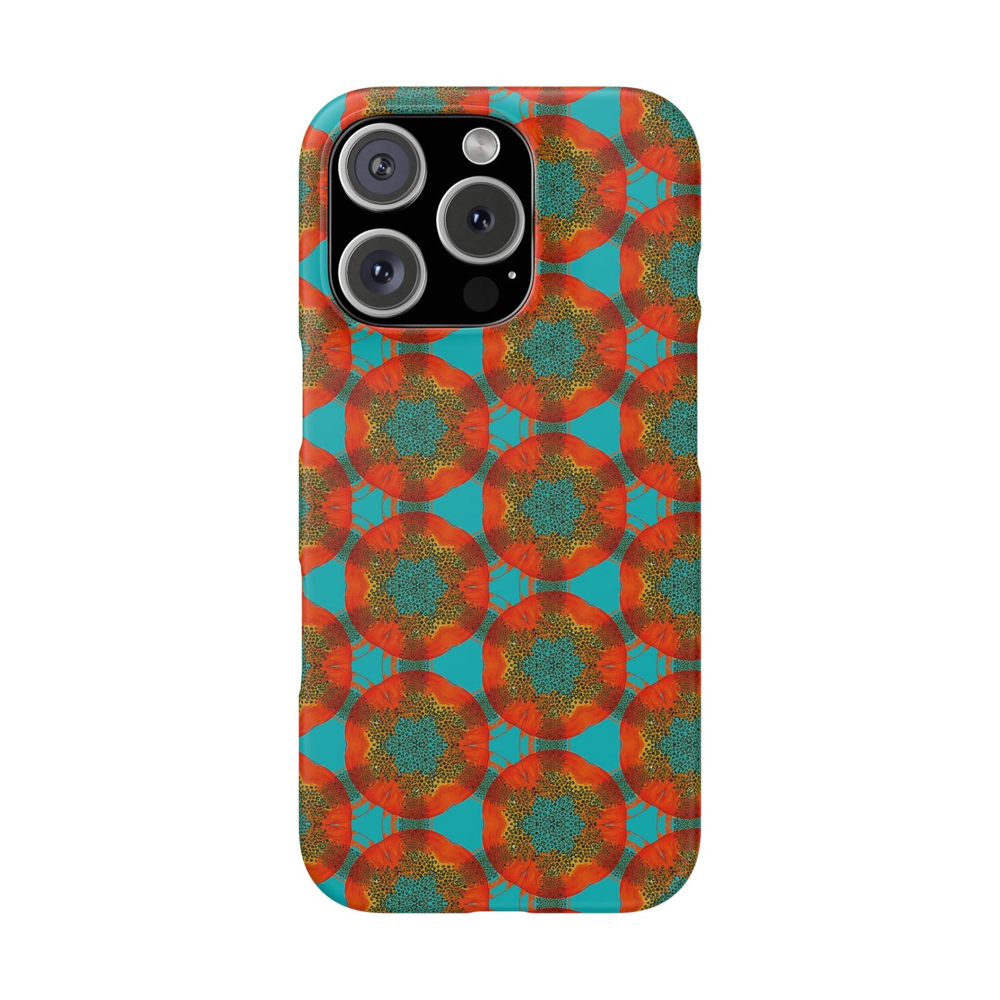 Snap Phone Case - Papaya Watercolor