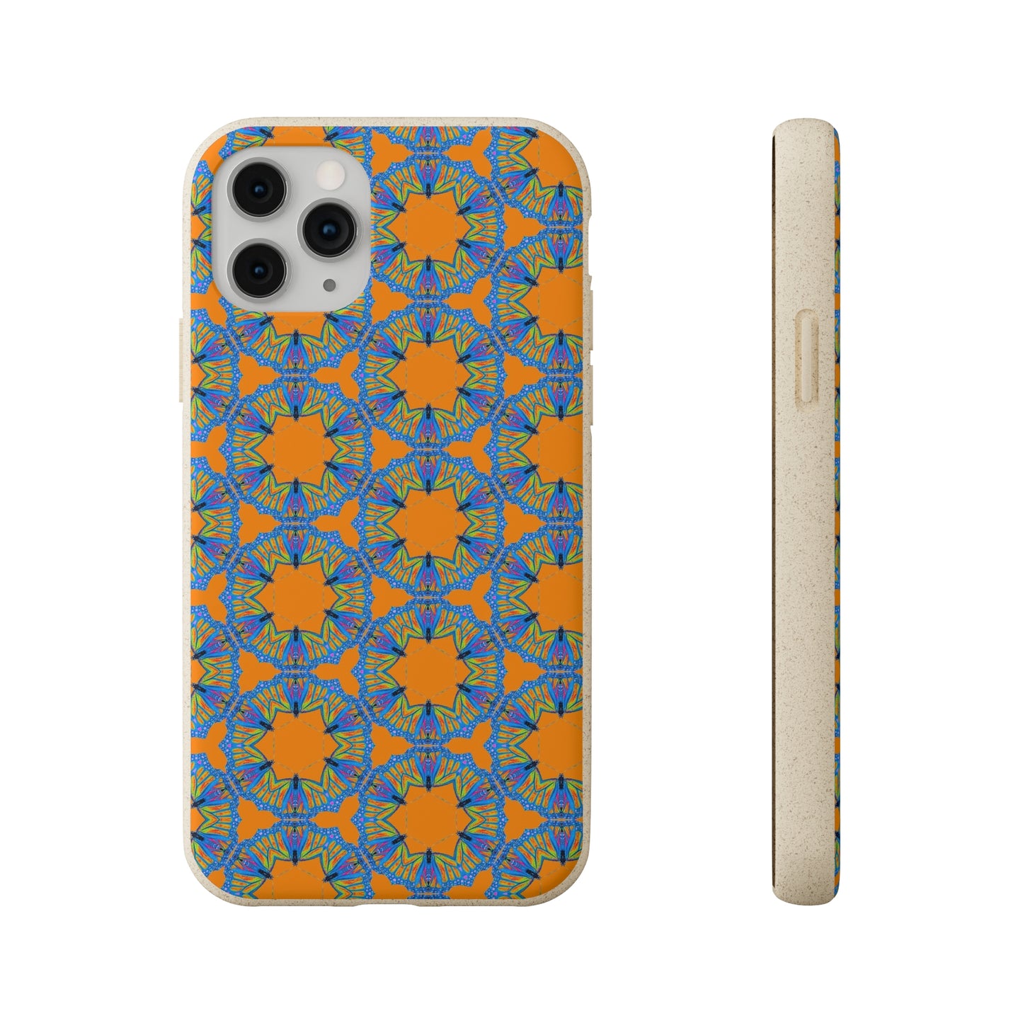 Biodegradable Phone Case - Butterfly Mandala