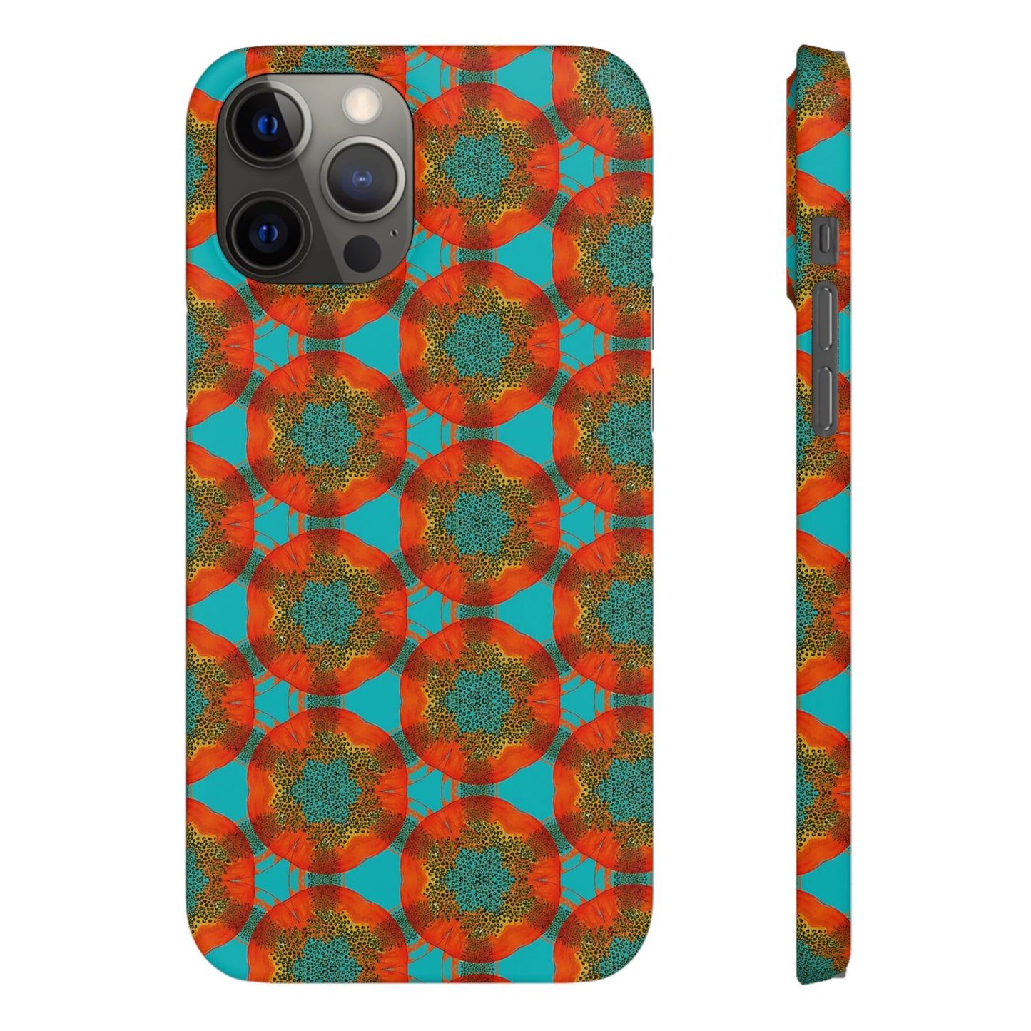 Snap Phone Case - Papaya Watercolor