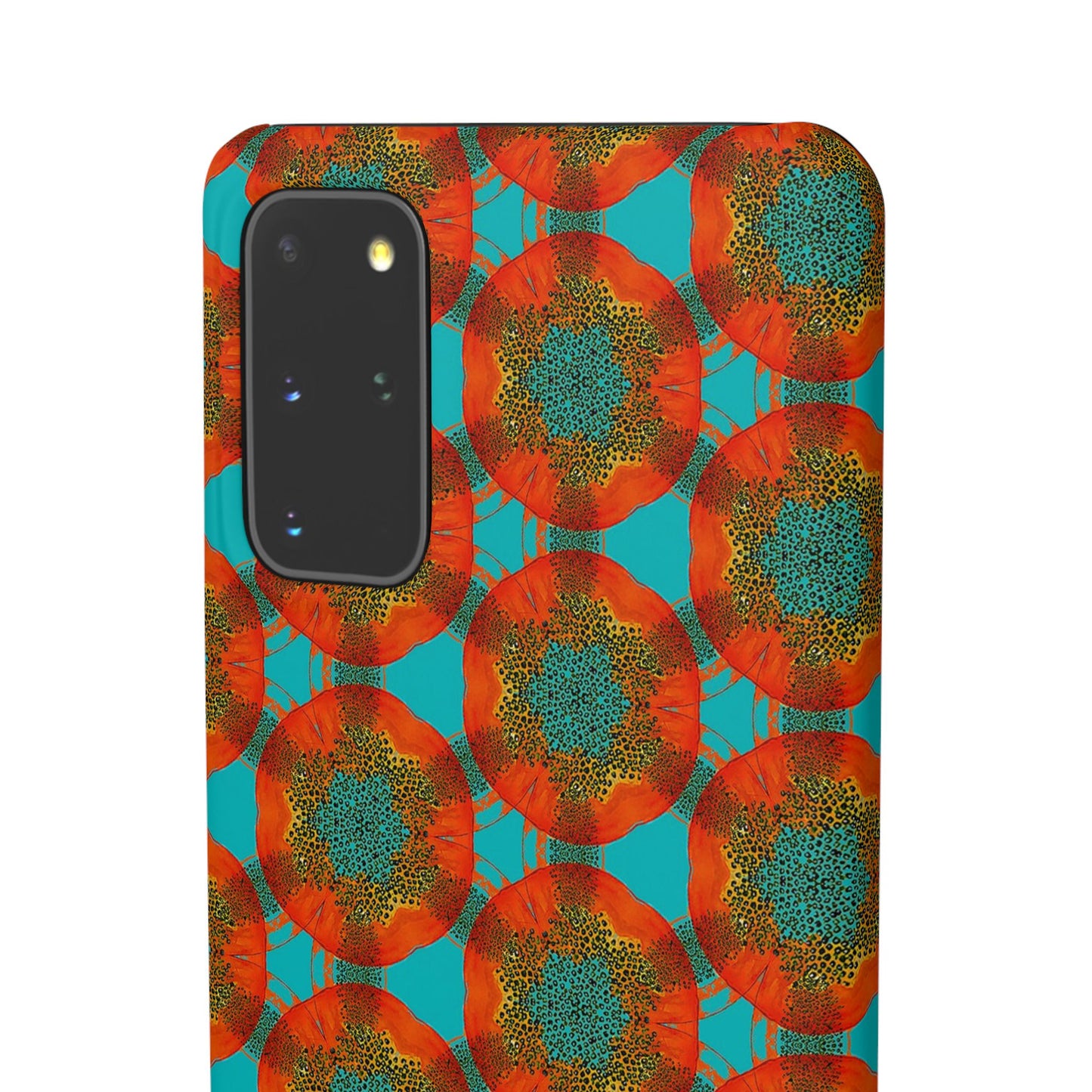 Snap Phone Case - Papaya Watercolor