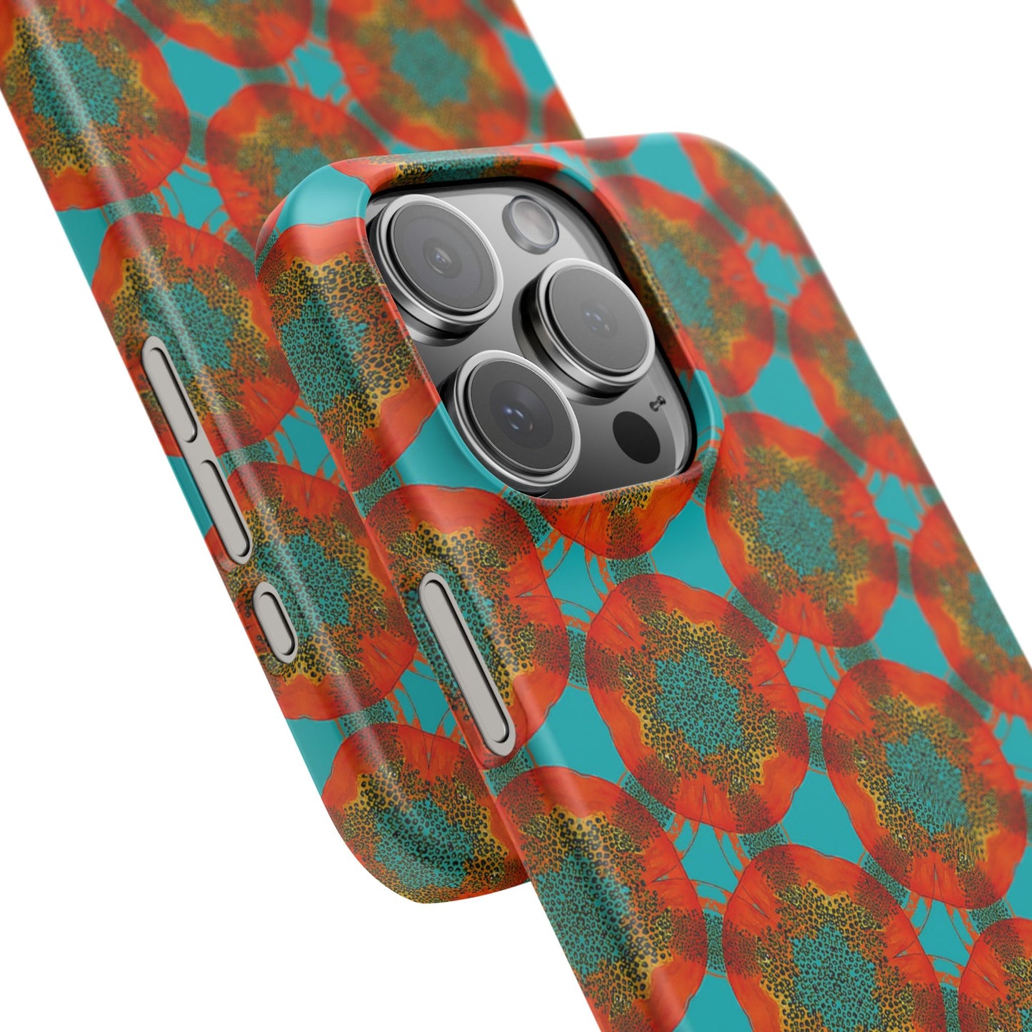 Snap Phone Case - Papaya Watercolor