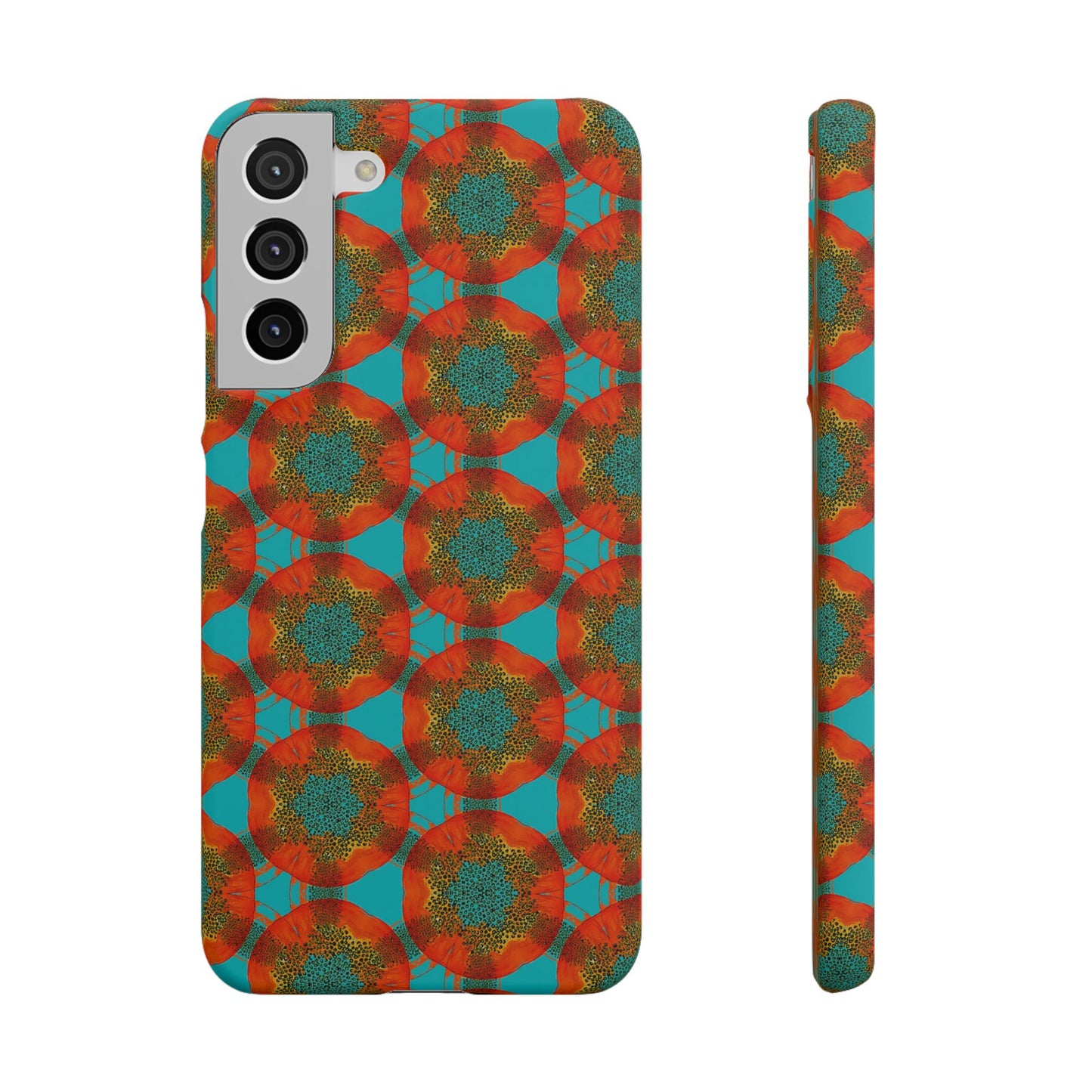 Snap Phone Case - Papaya Watercolor