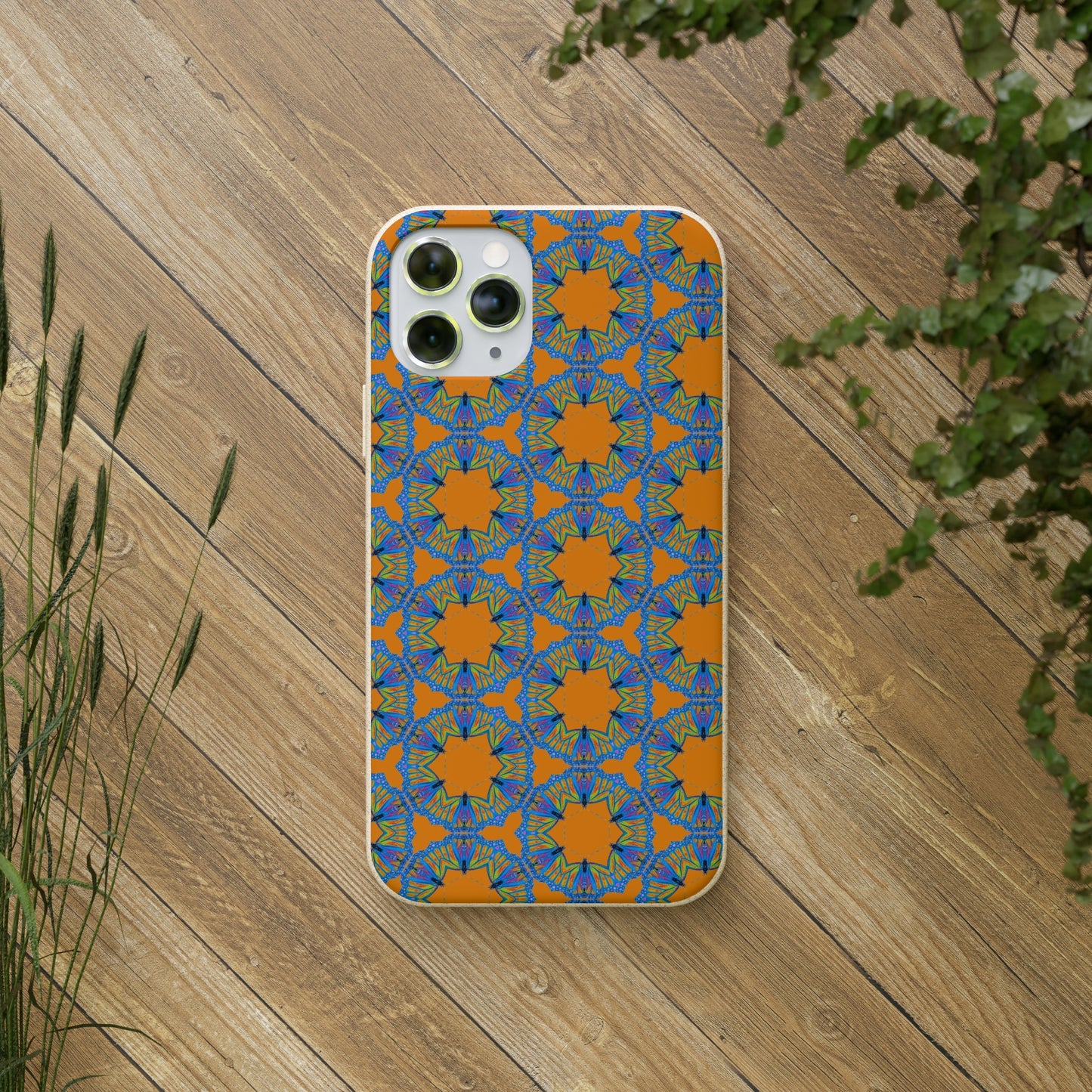 Biodegradable Phone Case - Butterfly Mandala