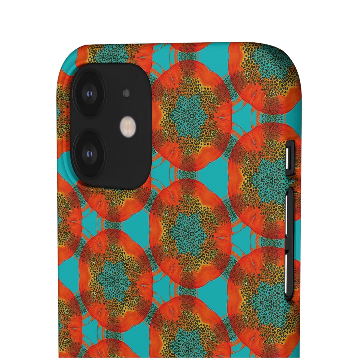 Snap Phone Case - Papaya Watercolor