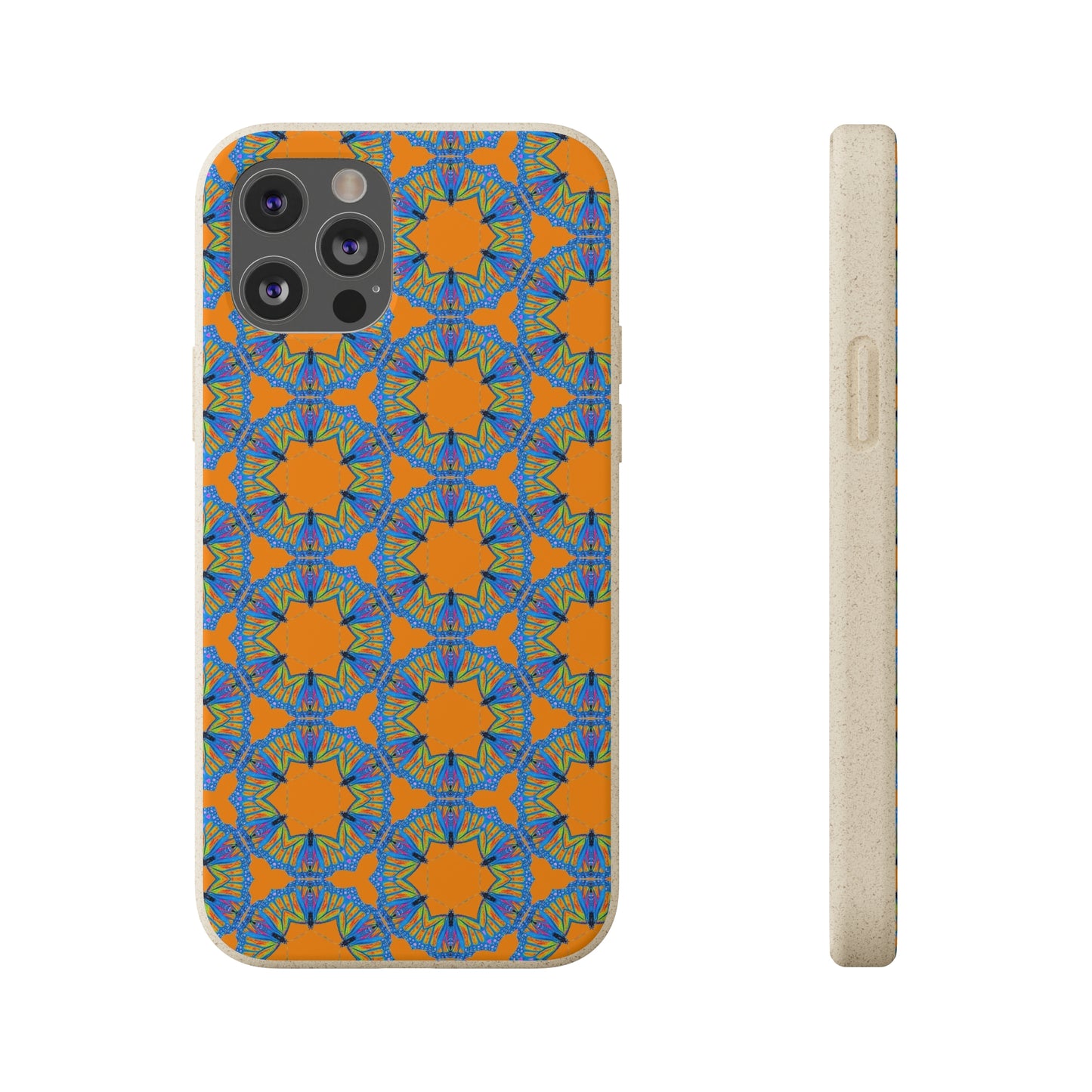 Biodegradable Phone Case - Butterfly Mandala