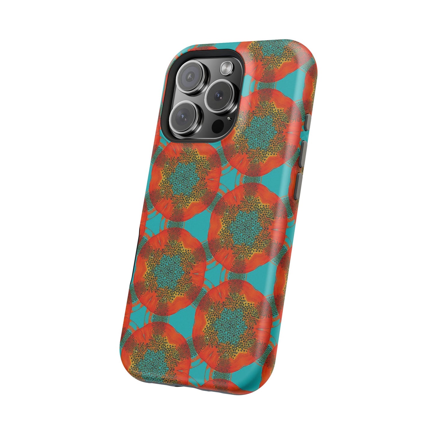 Magnetic iPhone Case - Papaya Water Color