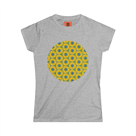 Women's Softstyle T-Shirt - Vermont Sunflower