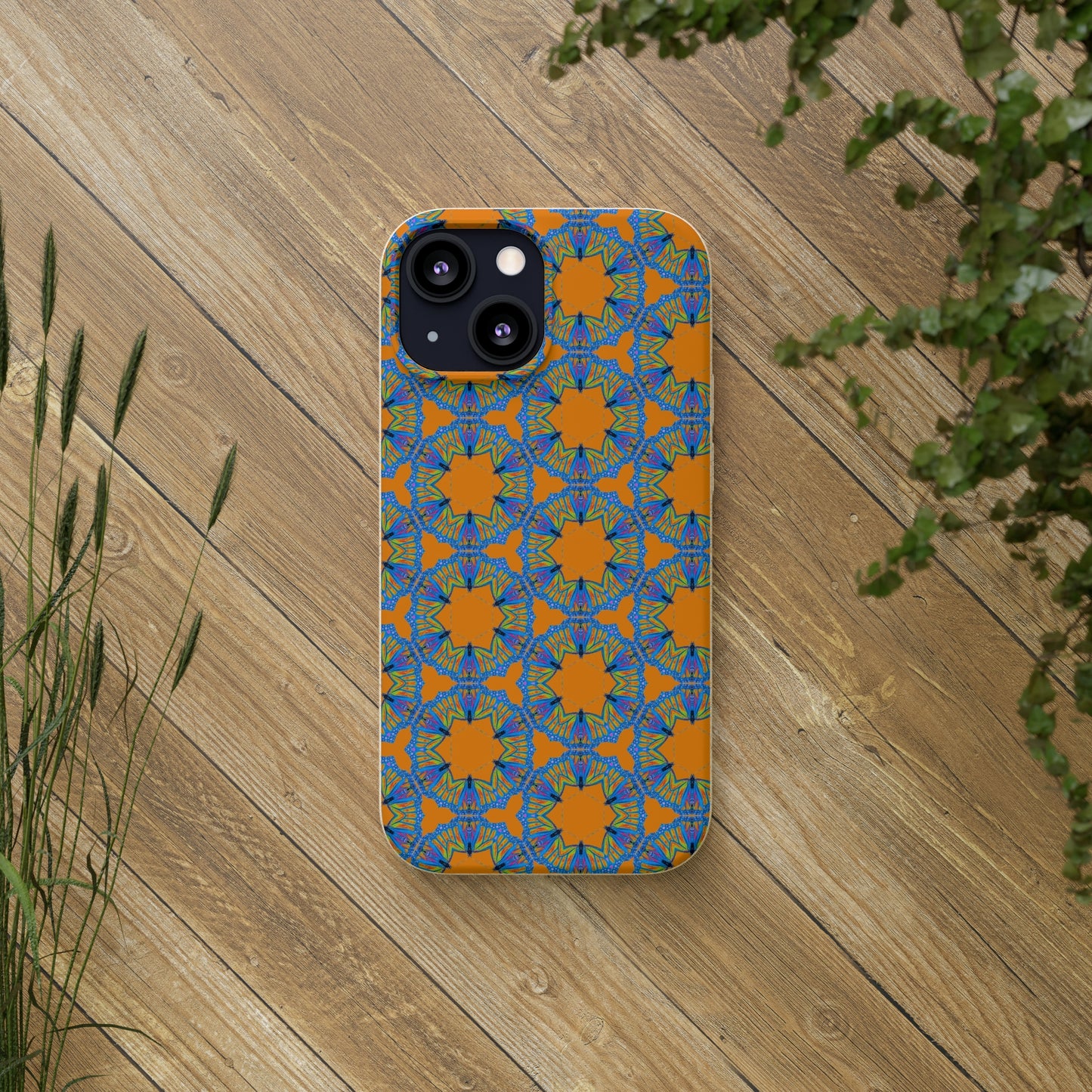 Biodegradable Phone Case - Butterfly Mandala