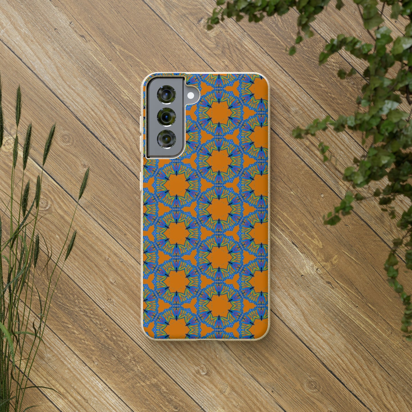 Biodegradable Phone Case - Butterfly Mandala