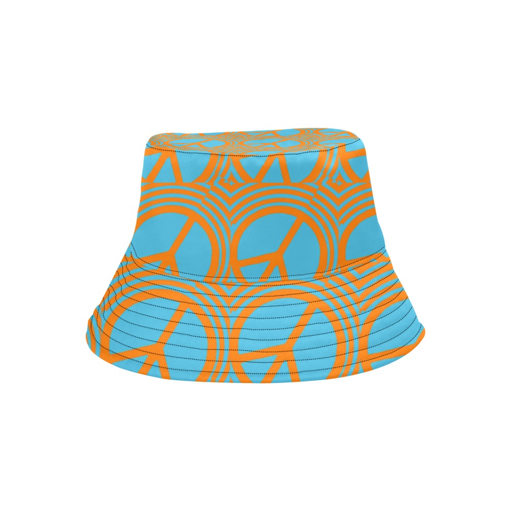 Women's All Over Print Bucket Hat Peace Circles