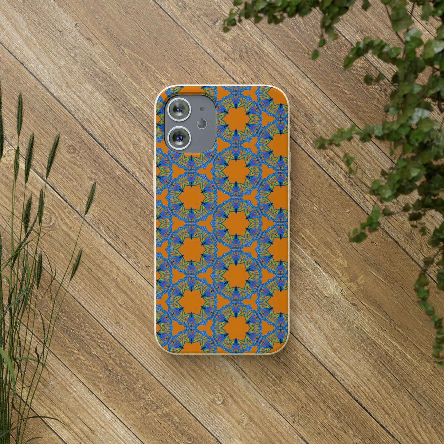Biodegradable Phone Case - Butterfly Mandala