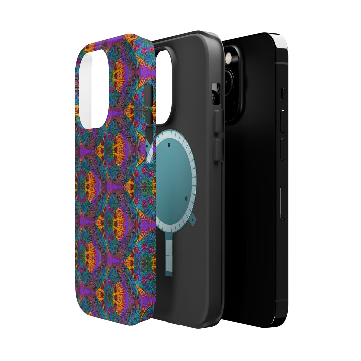 Magnetic iPhone Case - Fuzzy Donut Flower