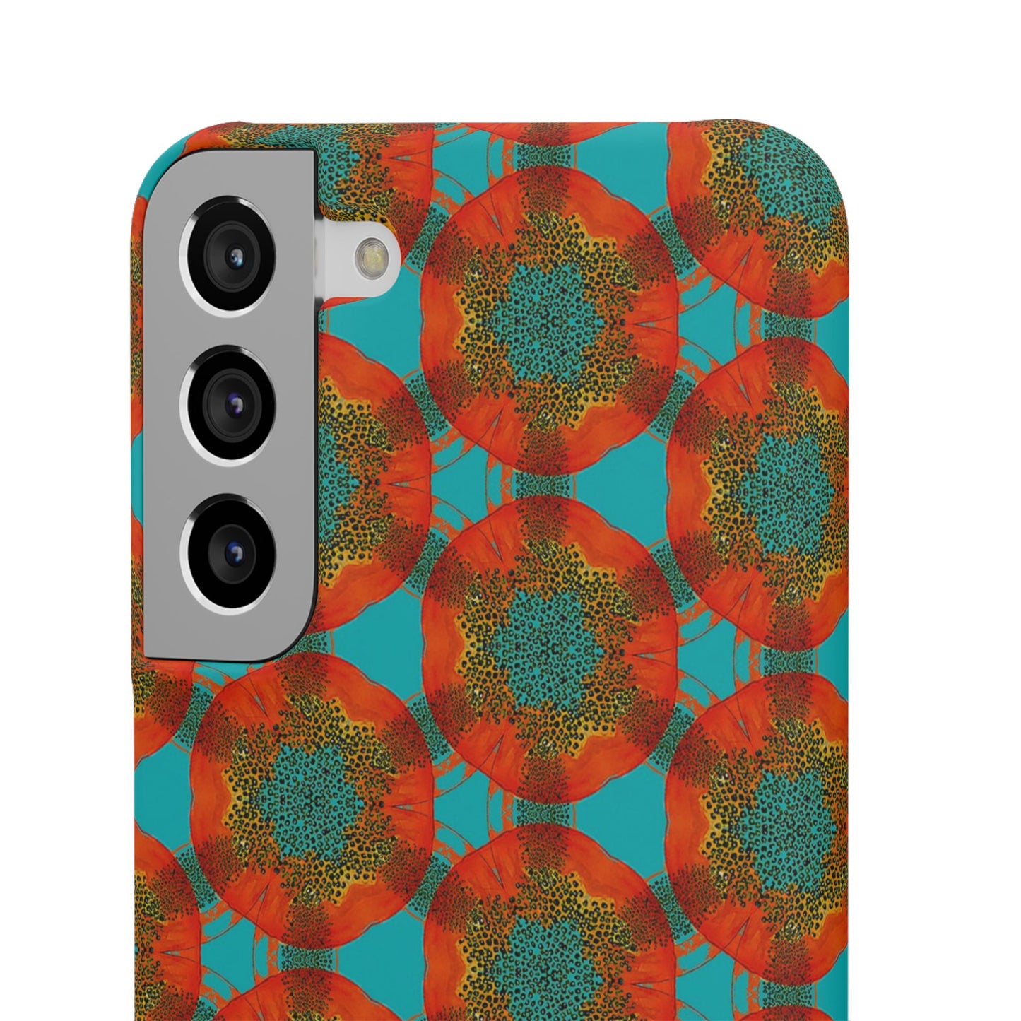 Snap Phone Case - Papaya Watercolor