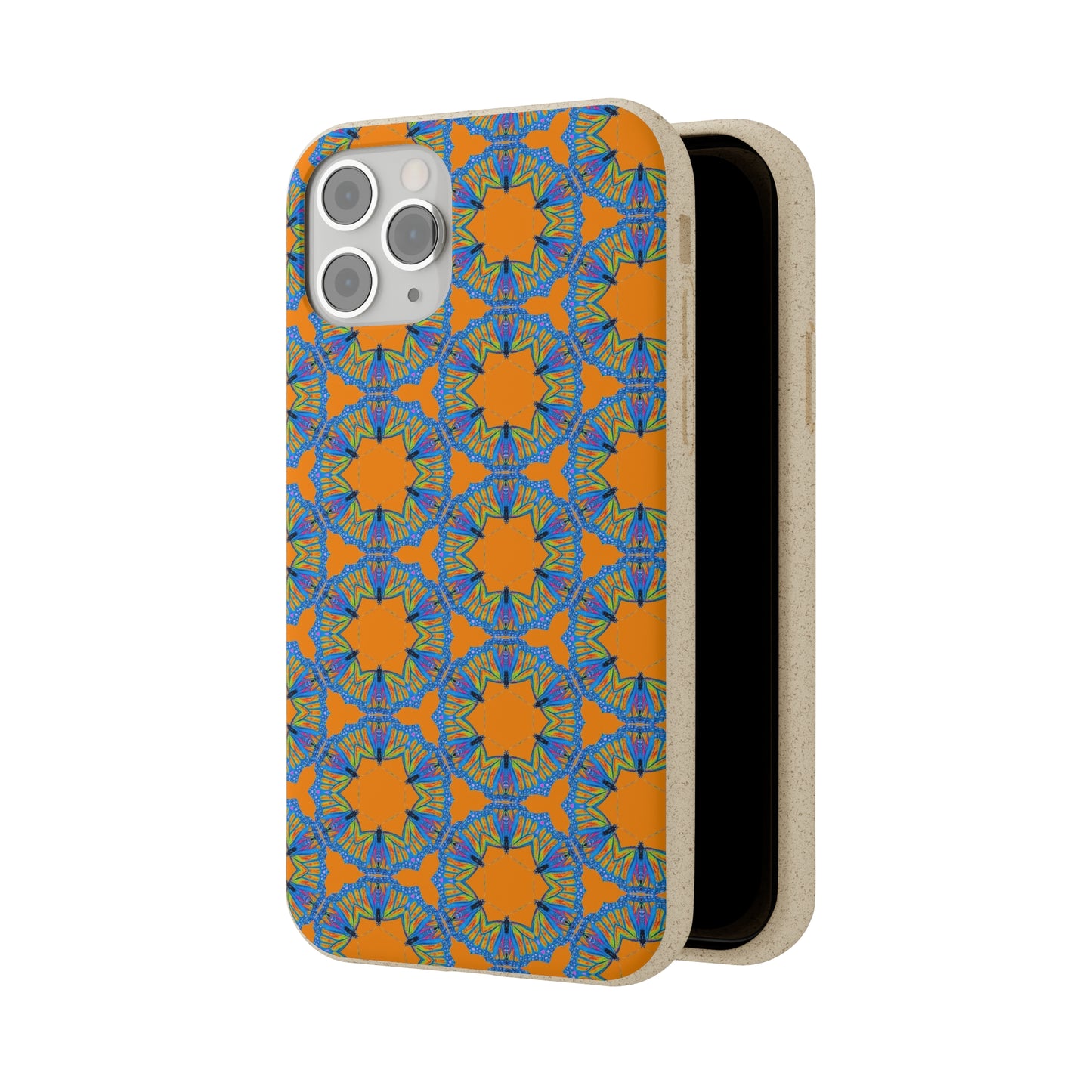 Biodegradable Phone Case - Butterfly Mandala