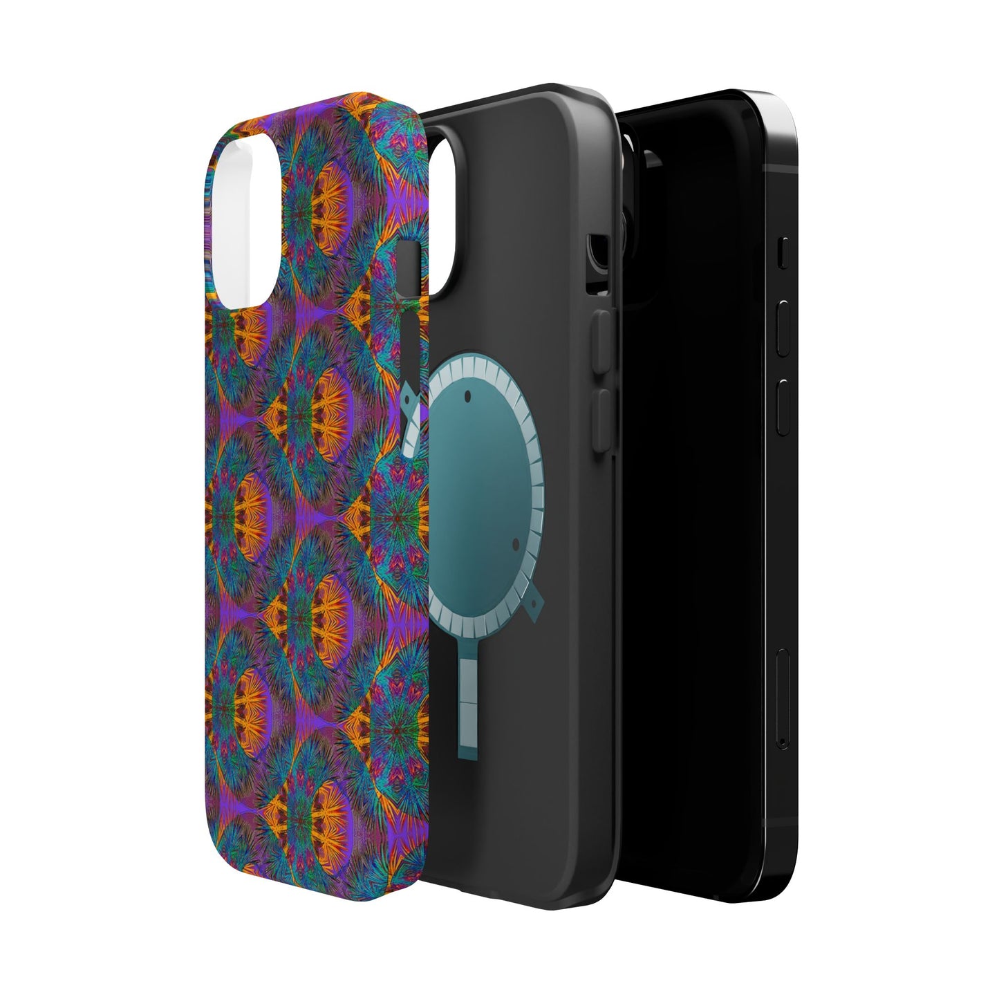 Magnetic iPhone Case - Fuzzy Donut Flower