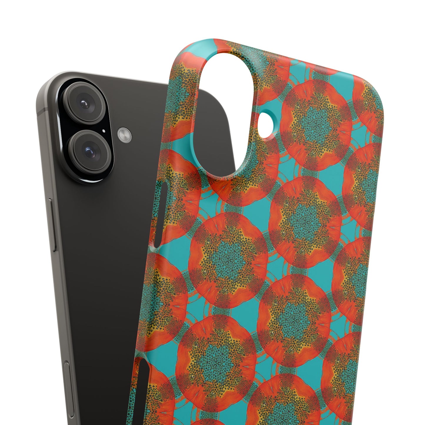 Snap Phone Case - Papaya Watercolor