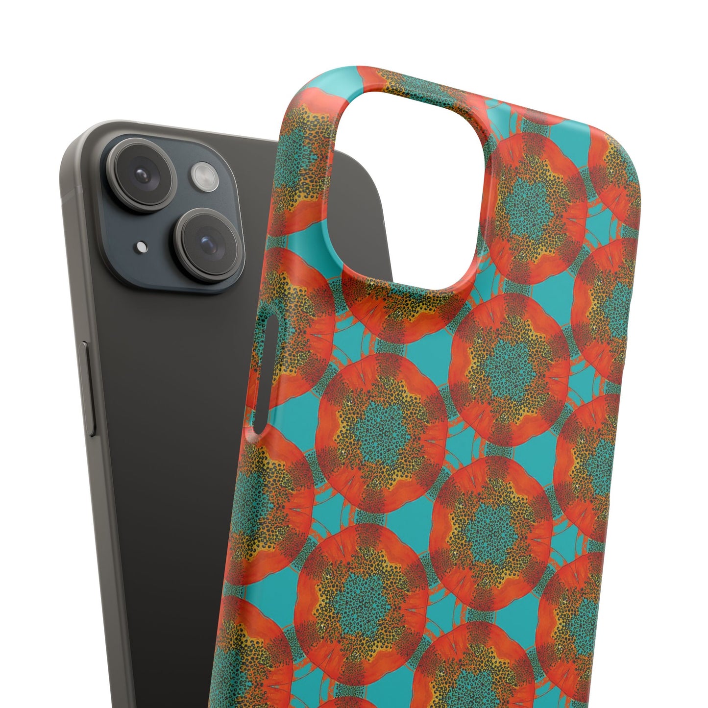 Snap Phone Case - Papaya Watercolor