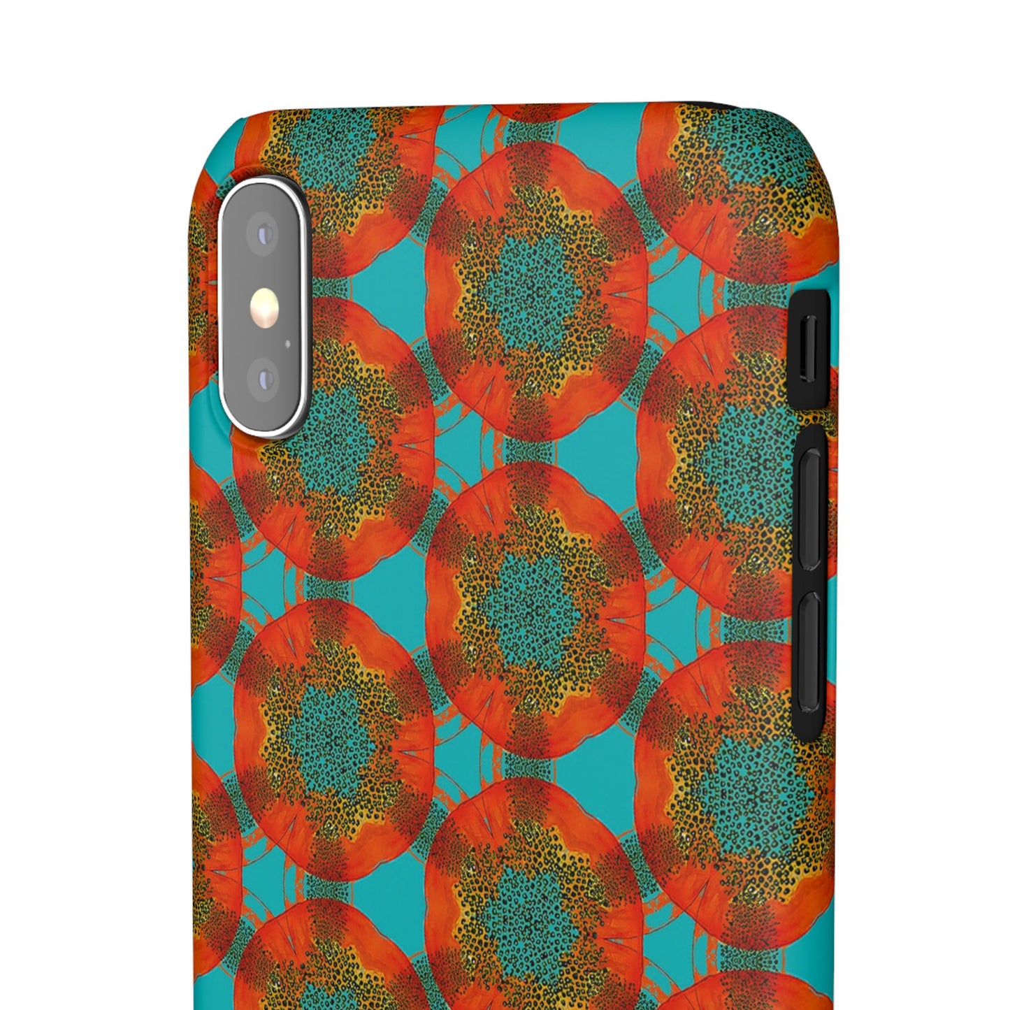 Snap Phone Case - Papaya Watercolor