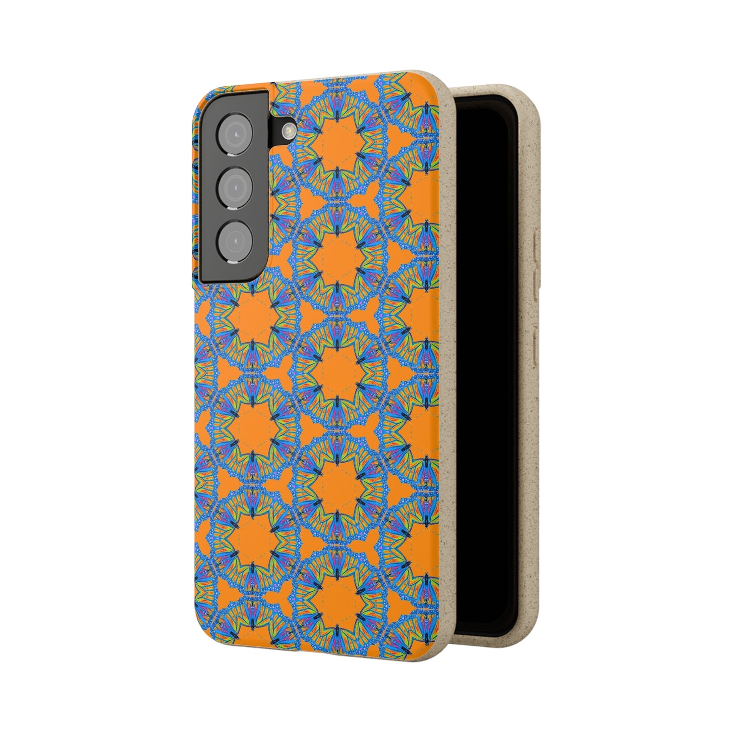 Biodegradable Phone Case - Butterfly Mandala