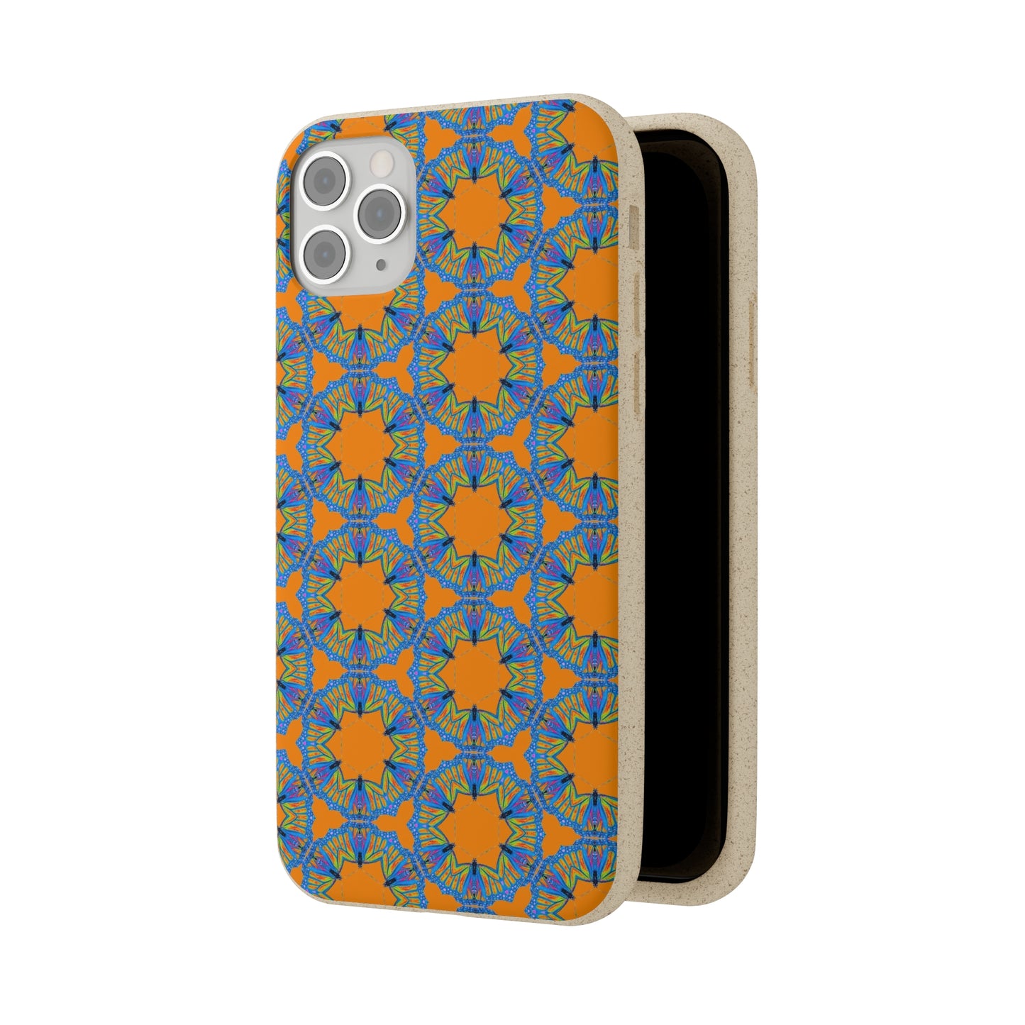 Biodegradable Phone Case - Butterfly Mandala