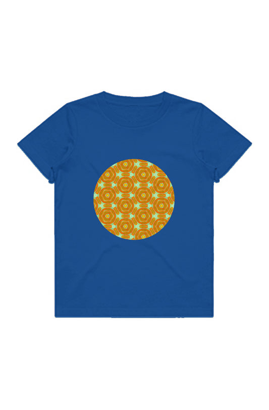 Youth Staple Tee - Extra Papaya Circle