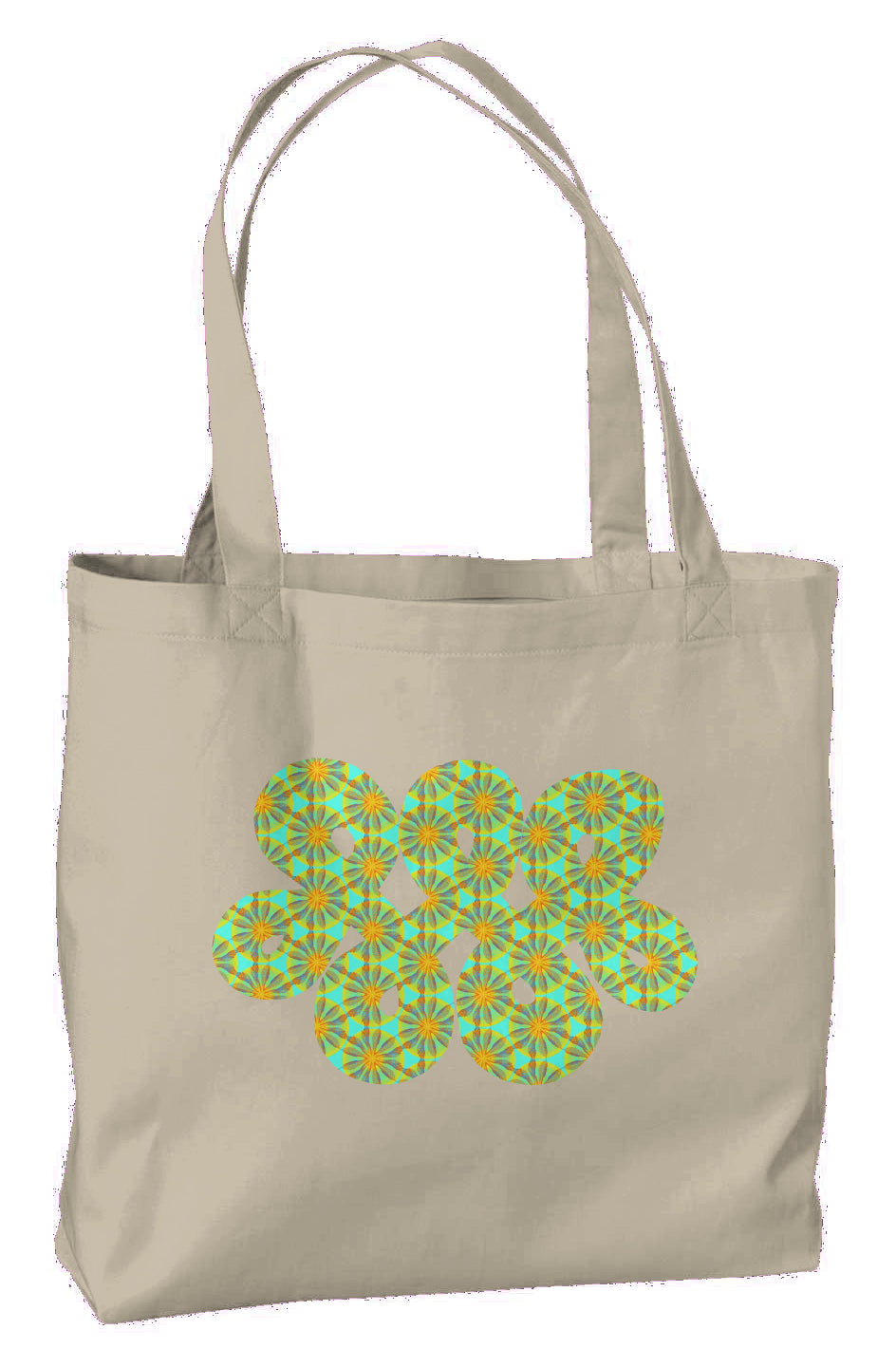 Eco Large Tote - Iyasare Leaf Infinity Loop
