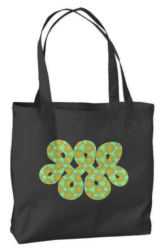 Eco Large Tote - Iyasare Leaf Infinity Loop