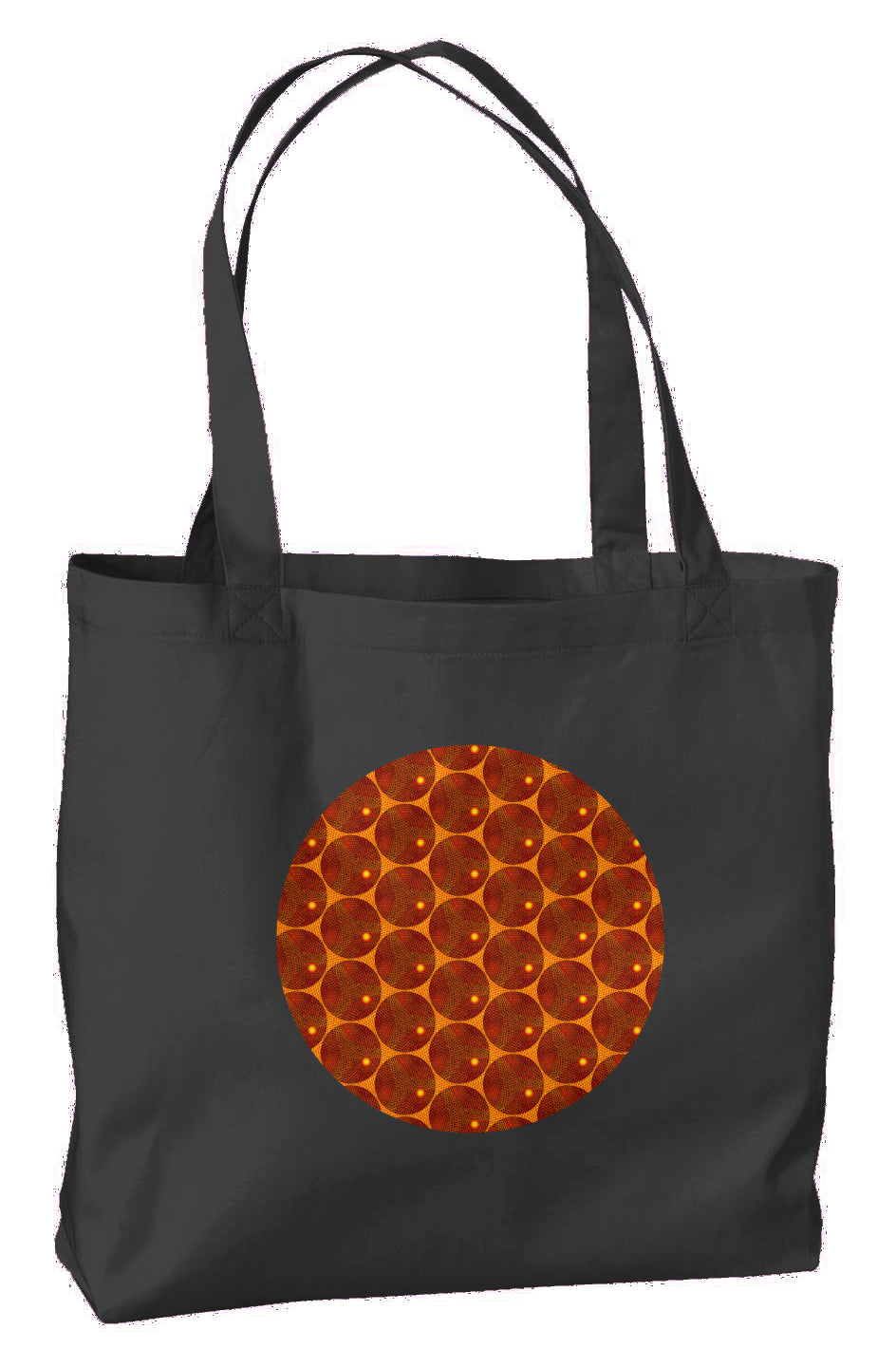 Eco Large Tote - Many Eyes Lantern Infinity Loop