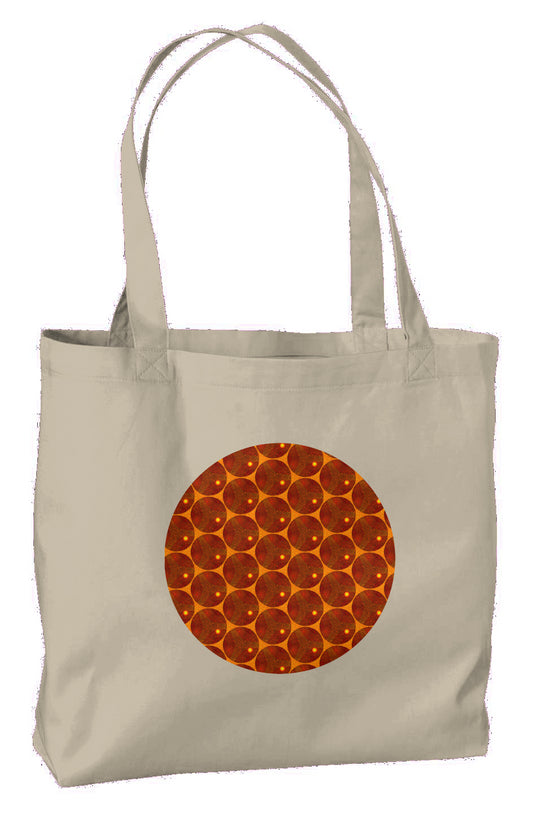 Eco Large Tote - Many Eyes Lantern Infinity Loop