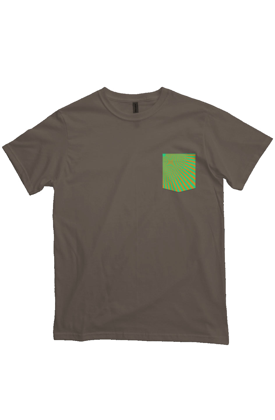 Organic Heavyweight Short Sleeve Pocket T-Shirt - Sun Eye Infinity Loop