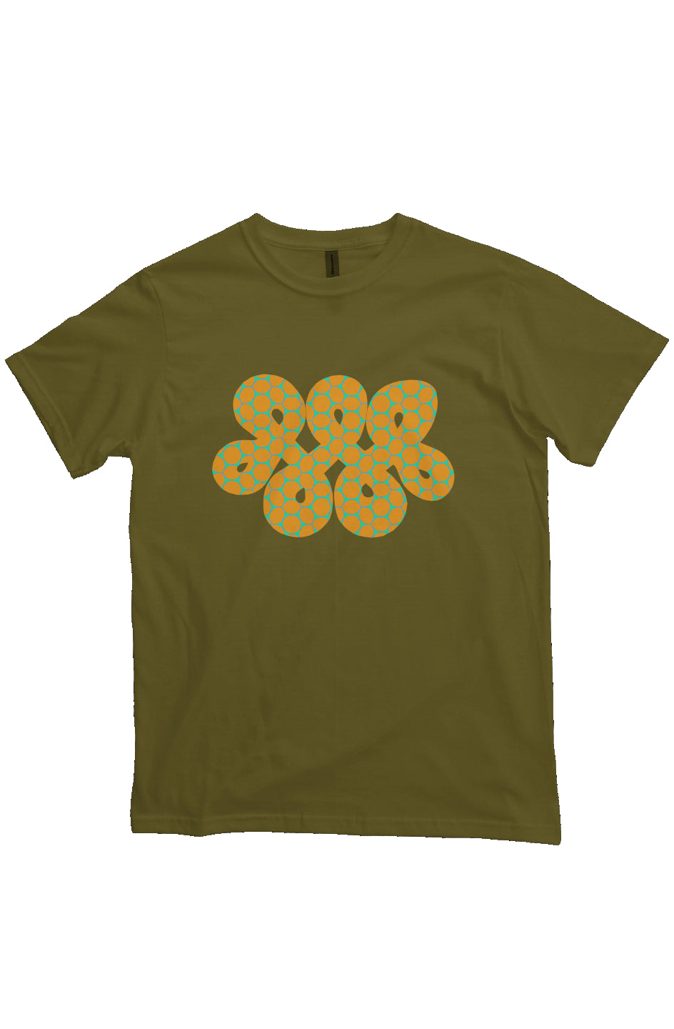 Organic Unisex Crewneck T-shirt - Lemon Bubble Infinity Loop