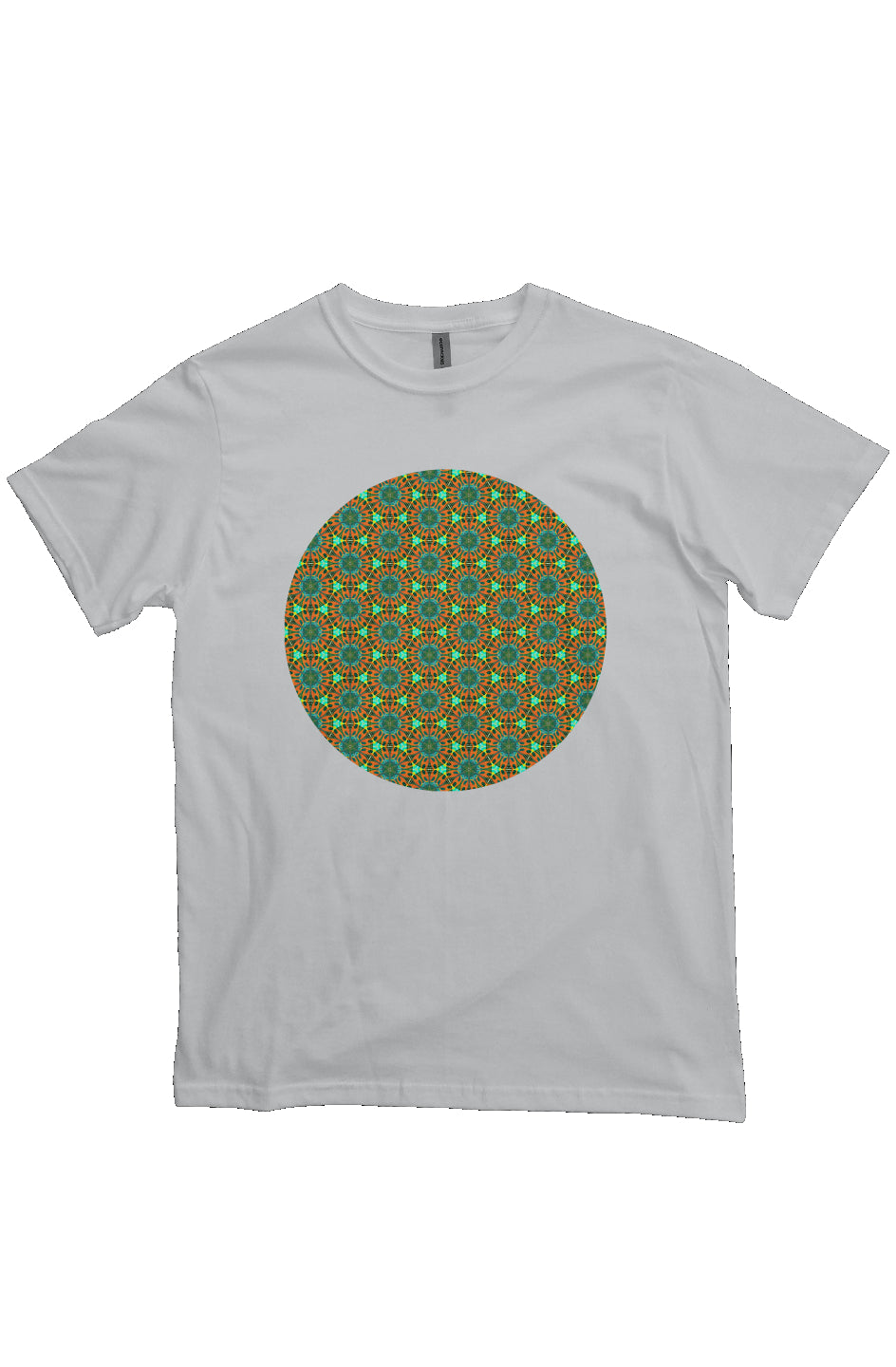 Organic Unisex Crewneck T-shirt - Water Color Tapa Circle