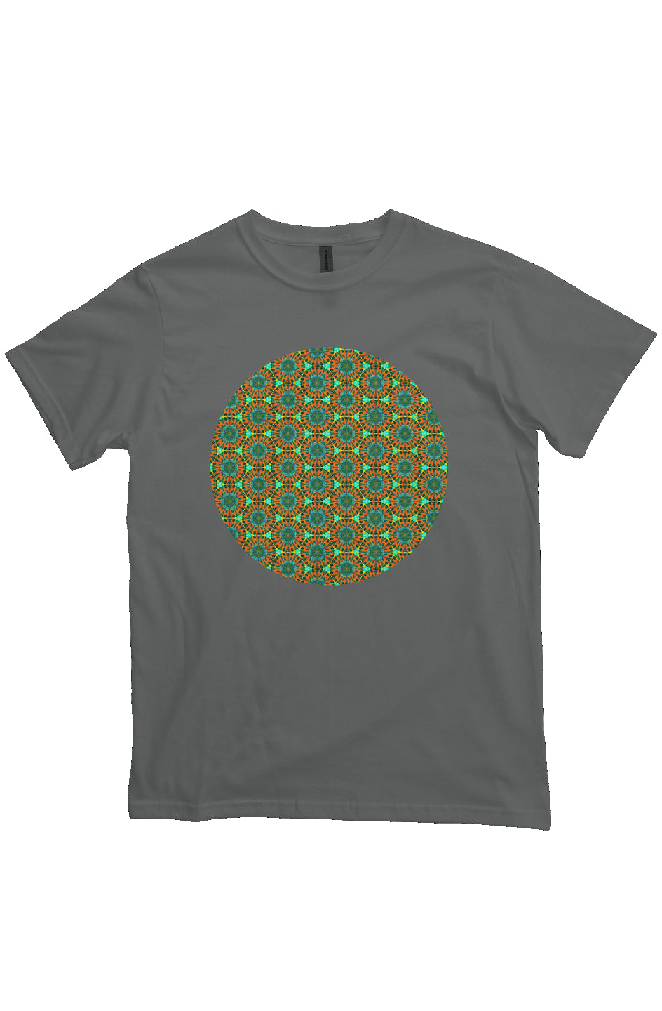 Organic Unisex Crewneck T-shirt - Water Color Tapa Circle