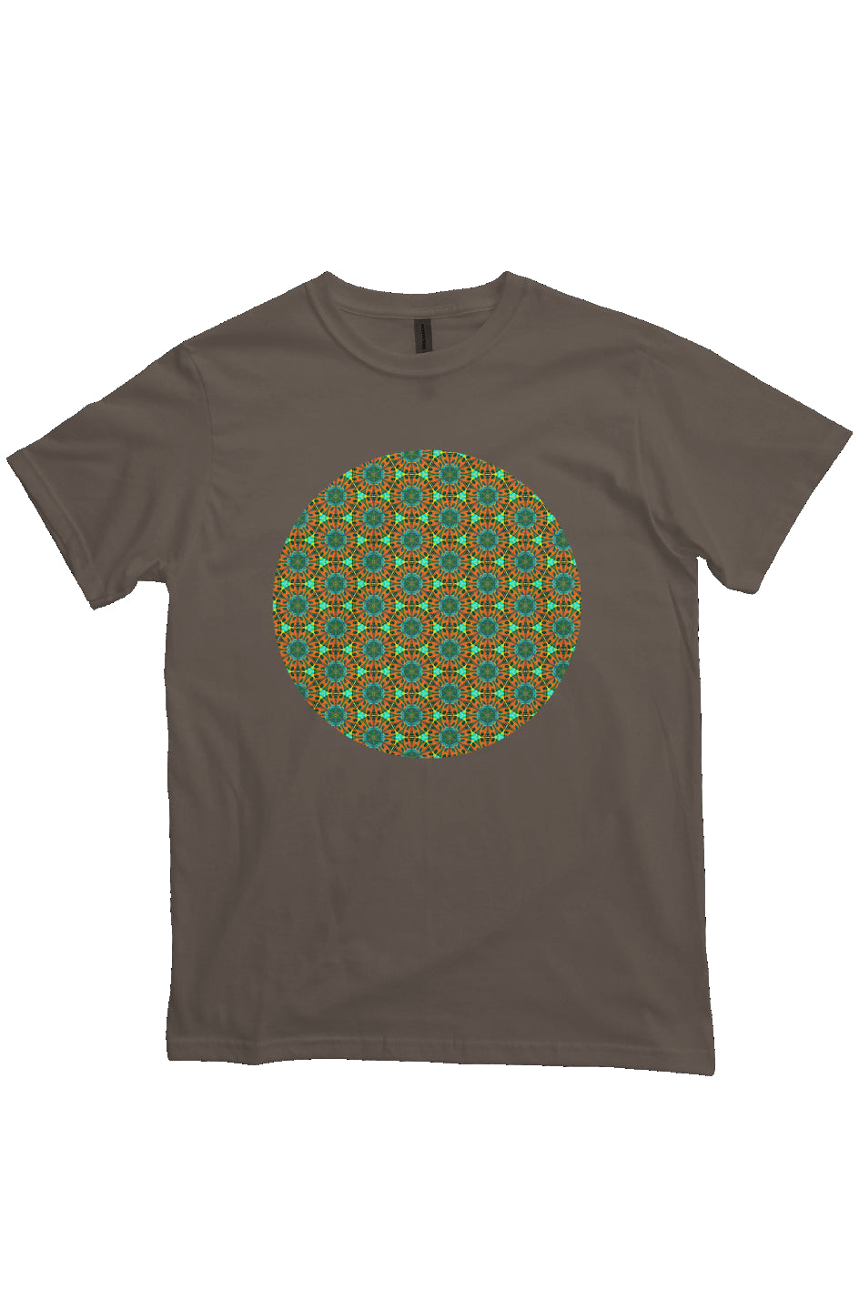 Organic Unisex Crewneck T-shirt - Water Color Tapa Circle