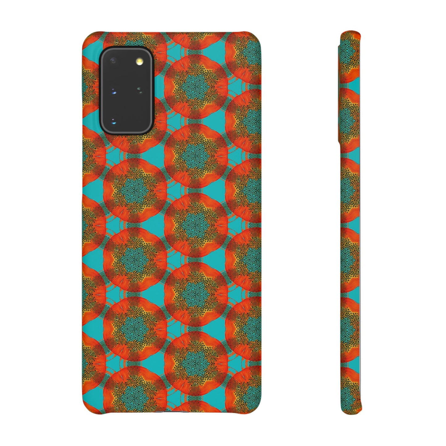 Snap Phone Case - Papaya Watercolor
