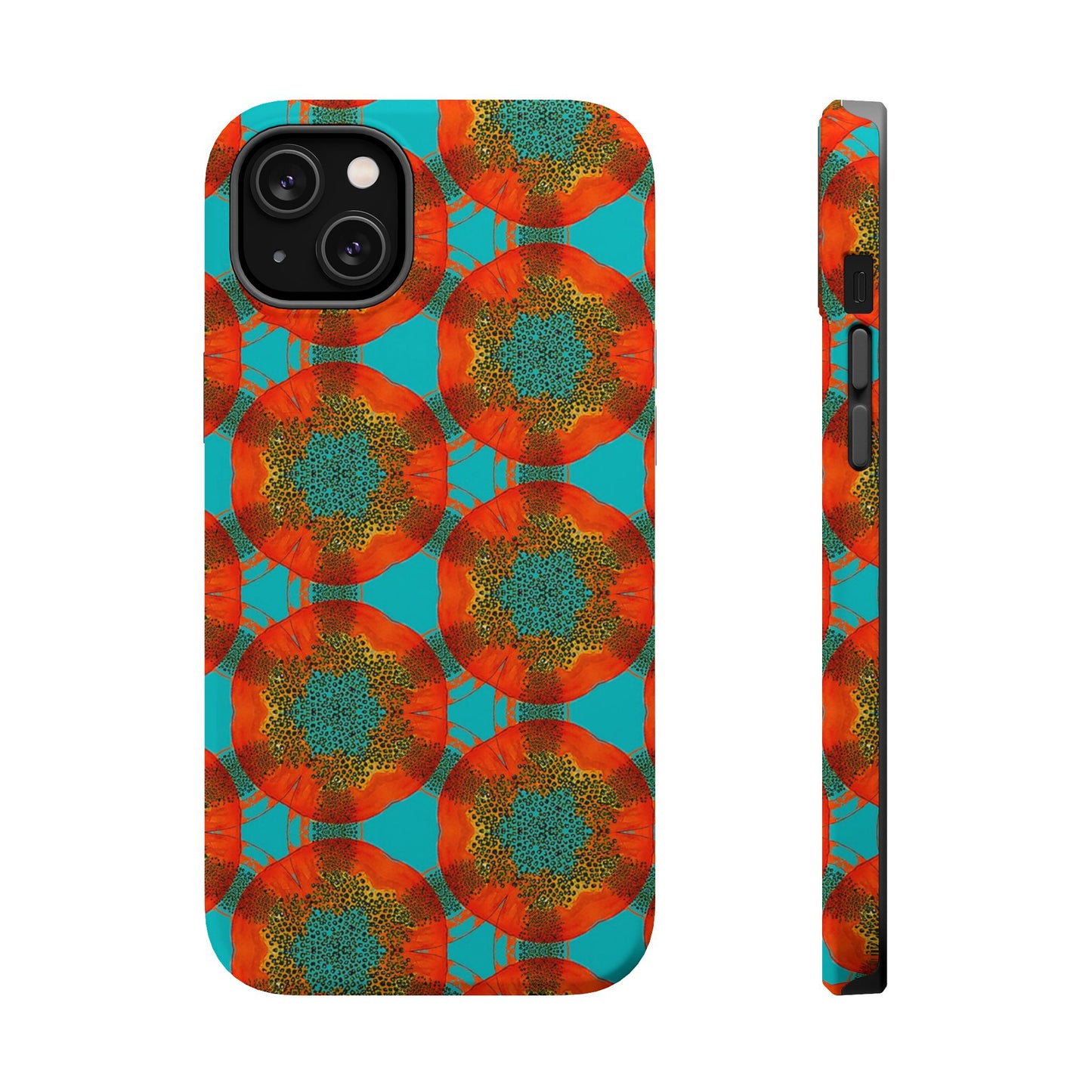 Magnetic iPhone Case - Papaya Water Color