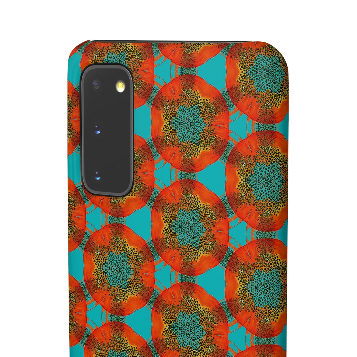 Snap Phone Case - Papaya Watercolor