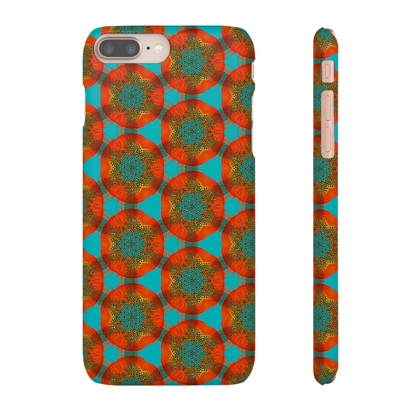 Snap Phone Case - Papaya Watercolor