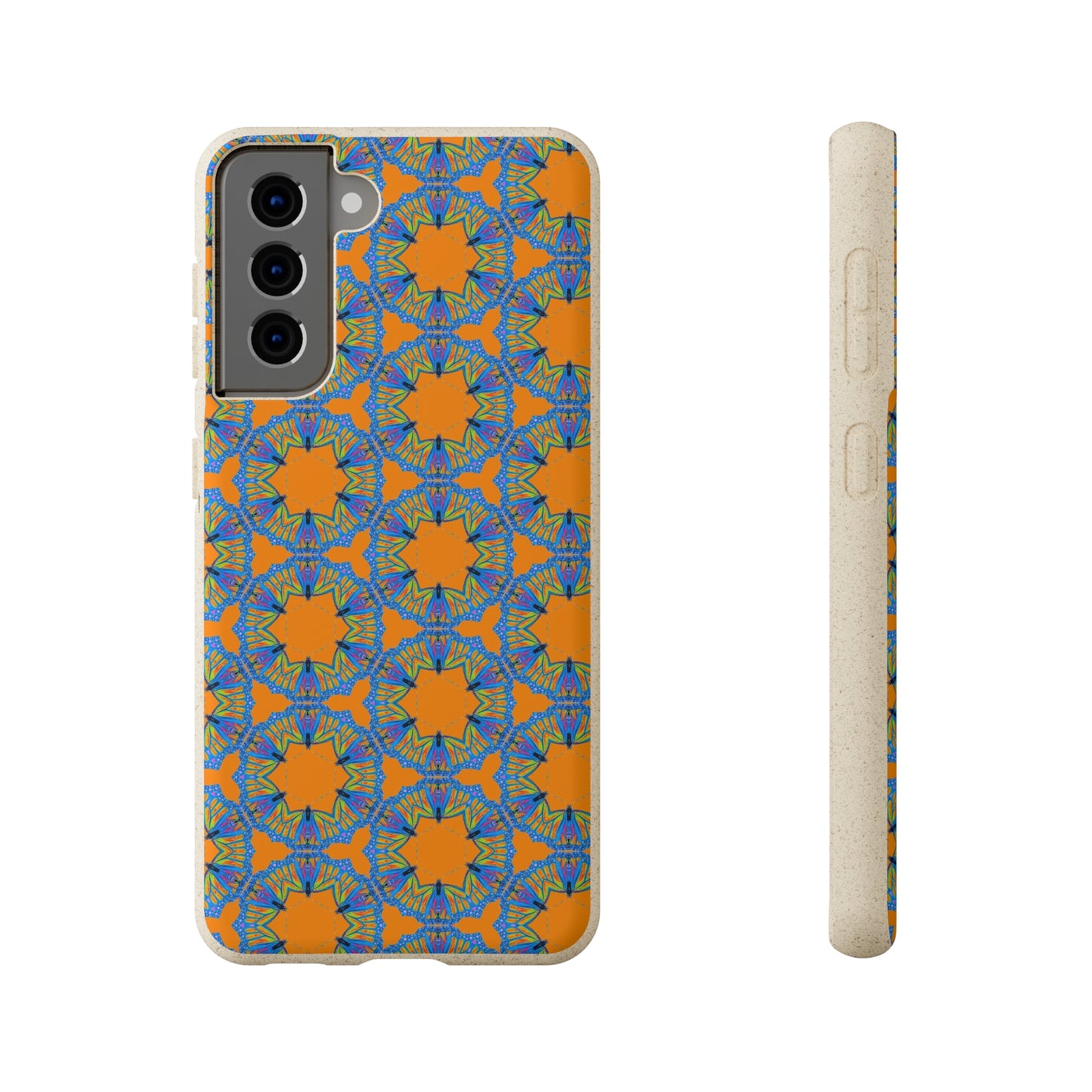 Biodegradable Phone Case - Butterfly Mandala