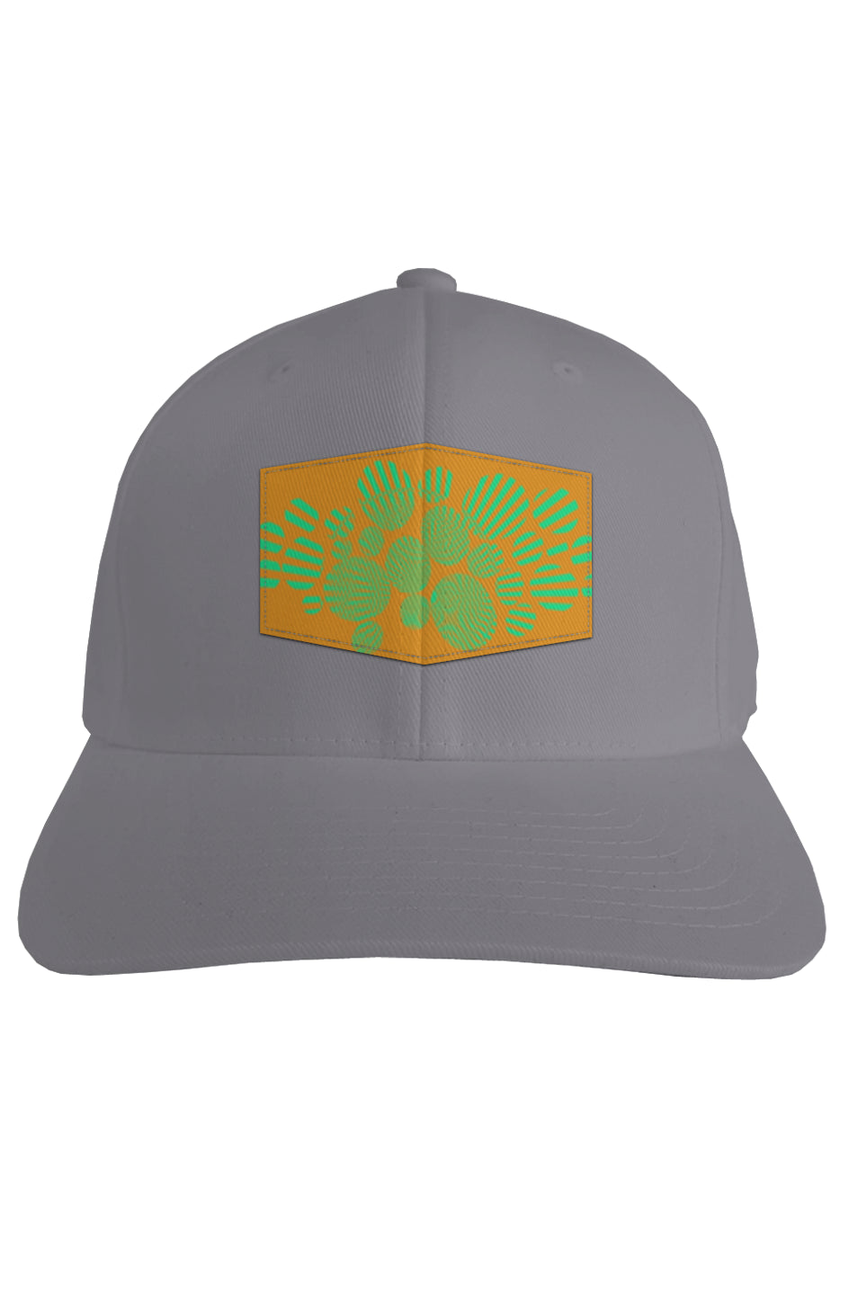 Fitted Cap - Orange Psychedelic Donut