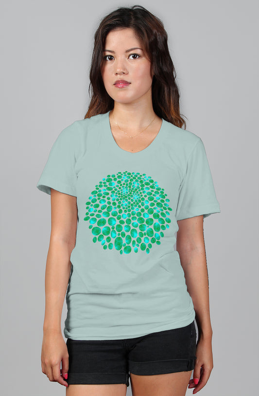 Womens Relaxed T-Shirt - Fuzzy Palm Bubbles