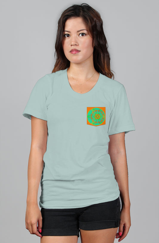 Womens Relaxed T Shirt - Hummingbird Circle