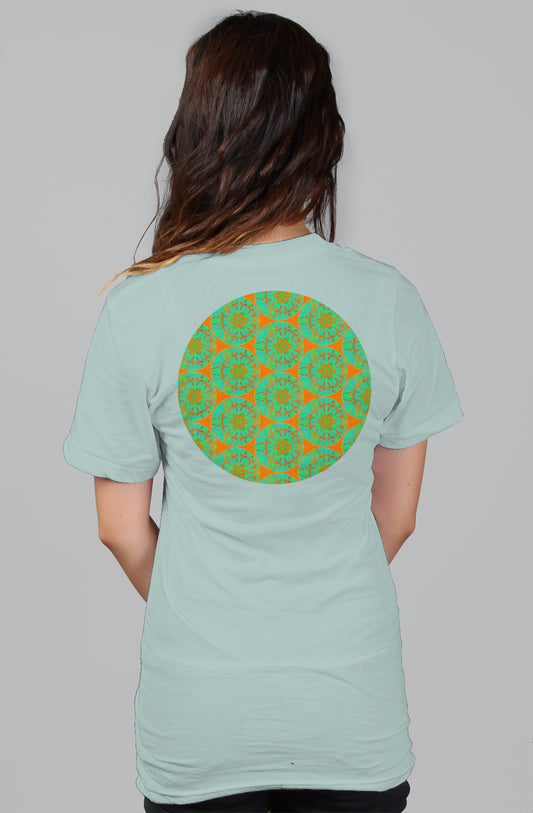 Womens Relaxed T Shirt - Hummingbird Circle