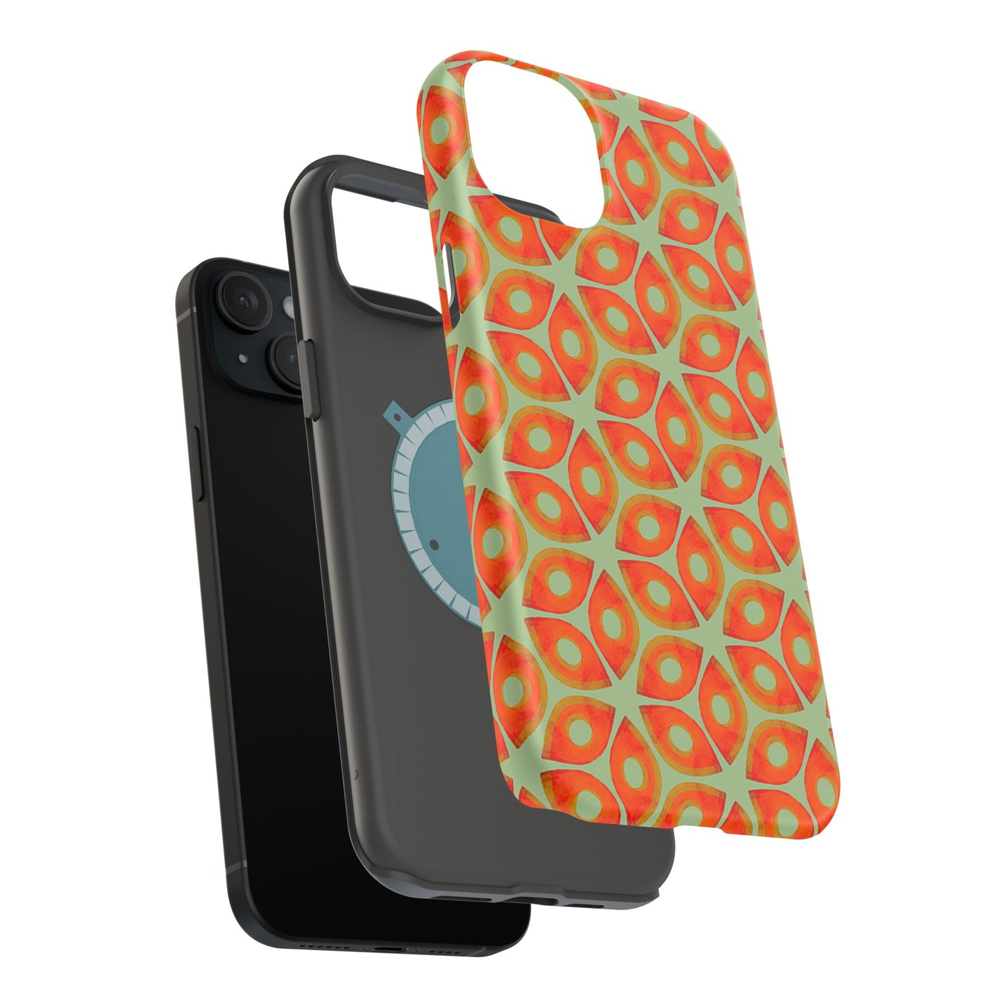 Magnetic iPhone Case - Batik Eyes