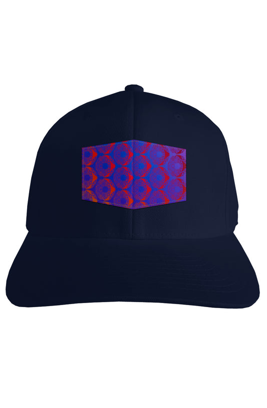 Fitted Baseball Cap - Cut & Sewn Purple Donut Patch