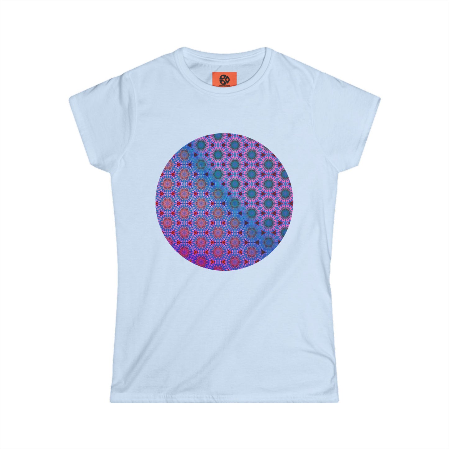 Women's Softstyle Tee - Purple Psychedelic Tapa