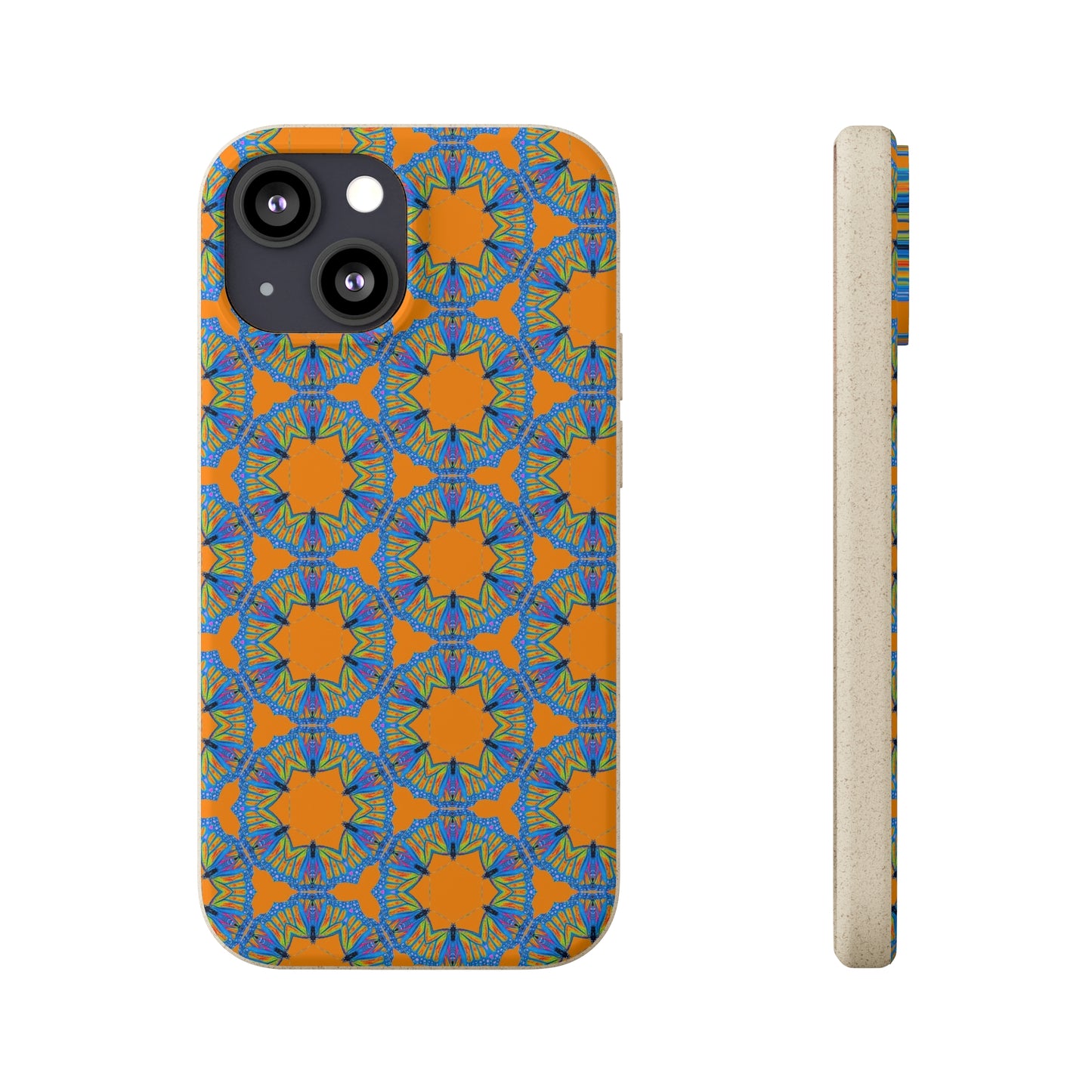 Biodegradable Phone Case - Butterfly Mandala