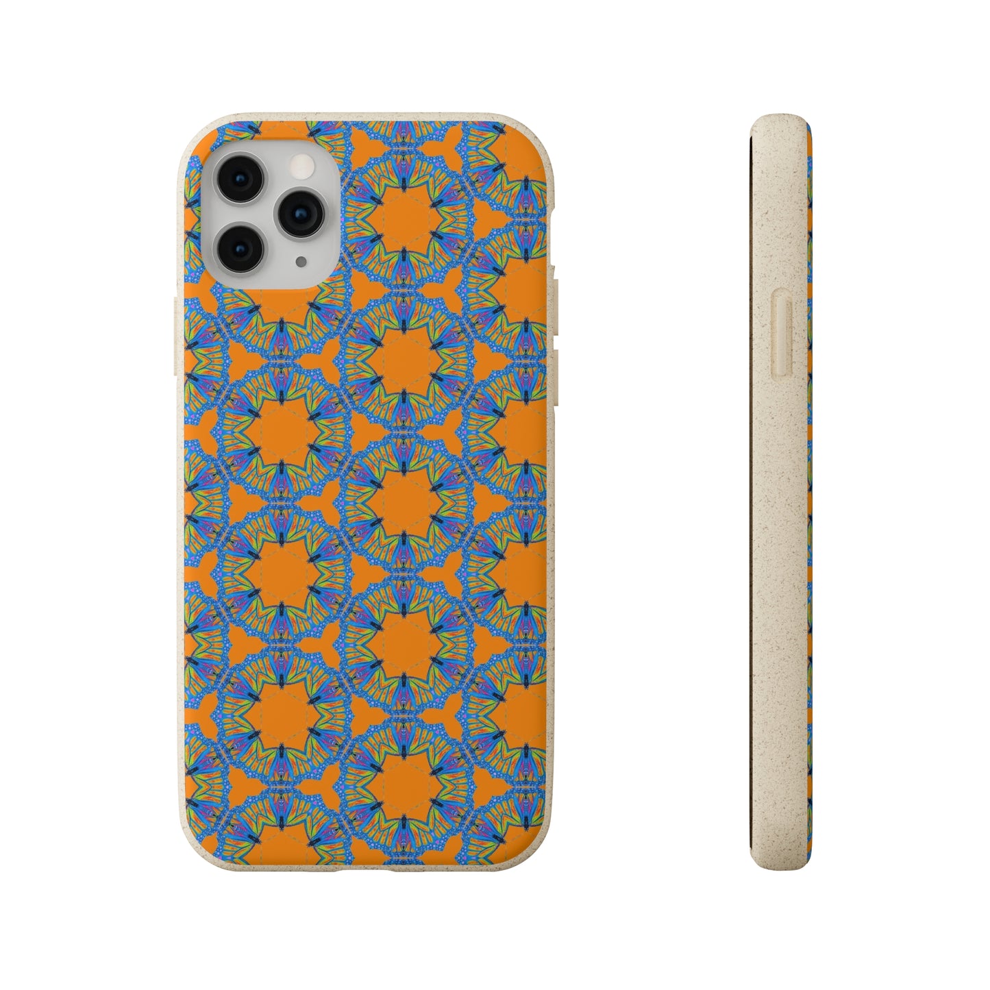 Biodegradable Phone Case - Butterfly Mandala
