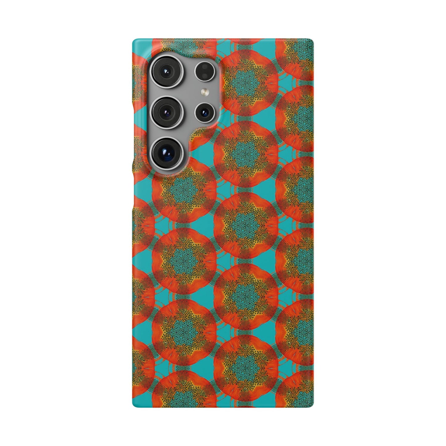 Snap Phone Case - Papaya Watercolor